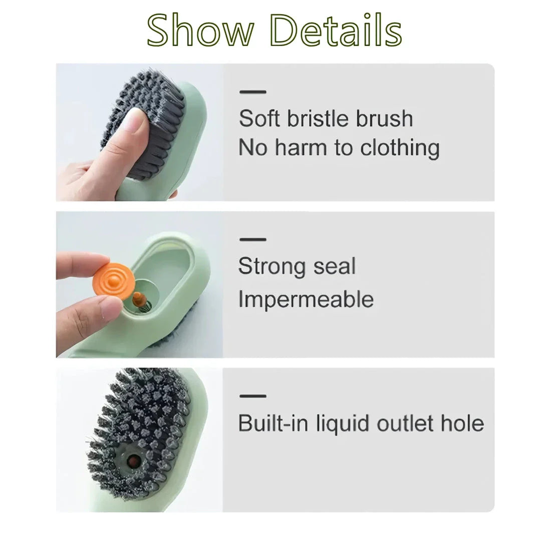 Premium Automatic Shoe Scrubber with Liquid Dispenser for Thorough Cleaning and Gentle Fabric Care