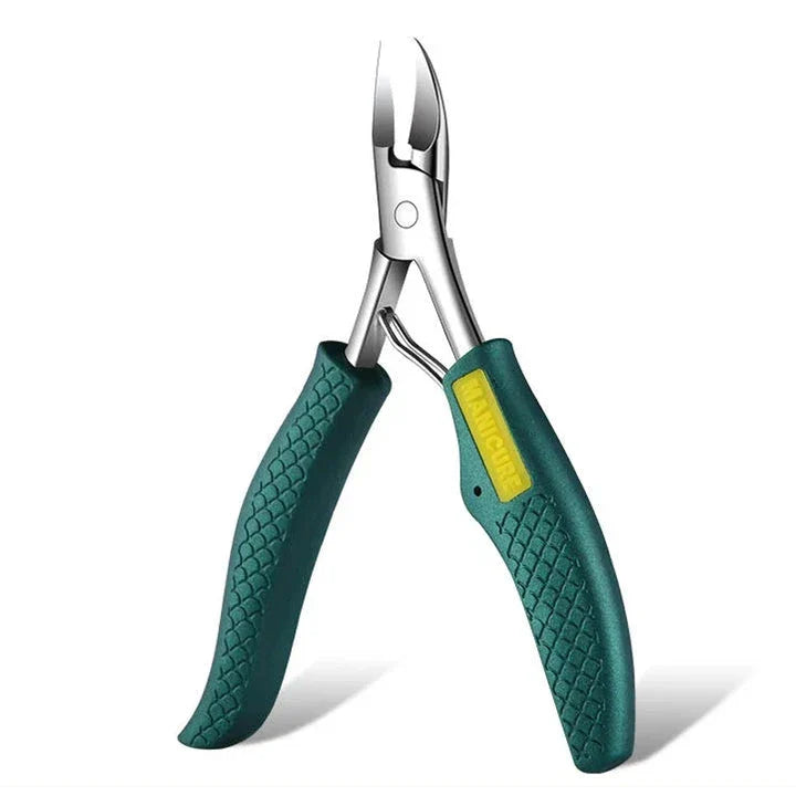 Premier Precision Nail Clippers for Thick and Ingrown Toenails - Sharp Stainless Steel Blades, Ergonomic Non-Slip Handle, Podiatrist-Approved Design