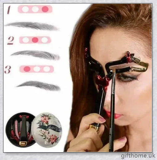 Precision Eyebrow Shaping Tool with adjustable frame for creating the perfect brow shape
