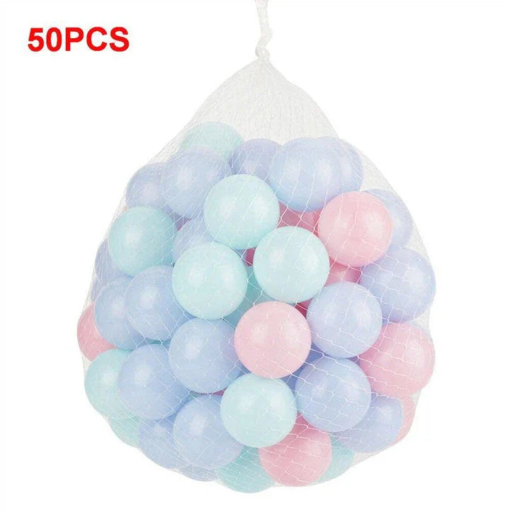 Vibrant, colourful marine balls in a playful, educational set for children's endless fun and development