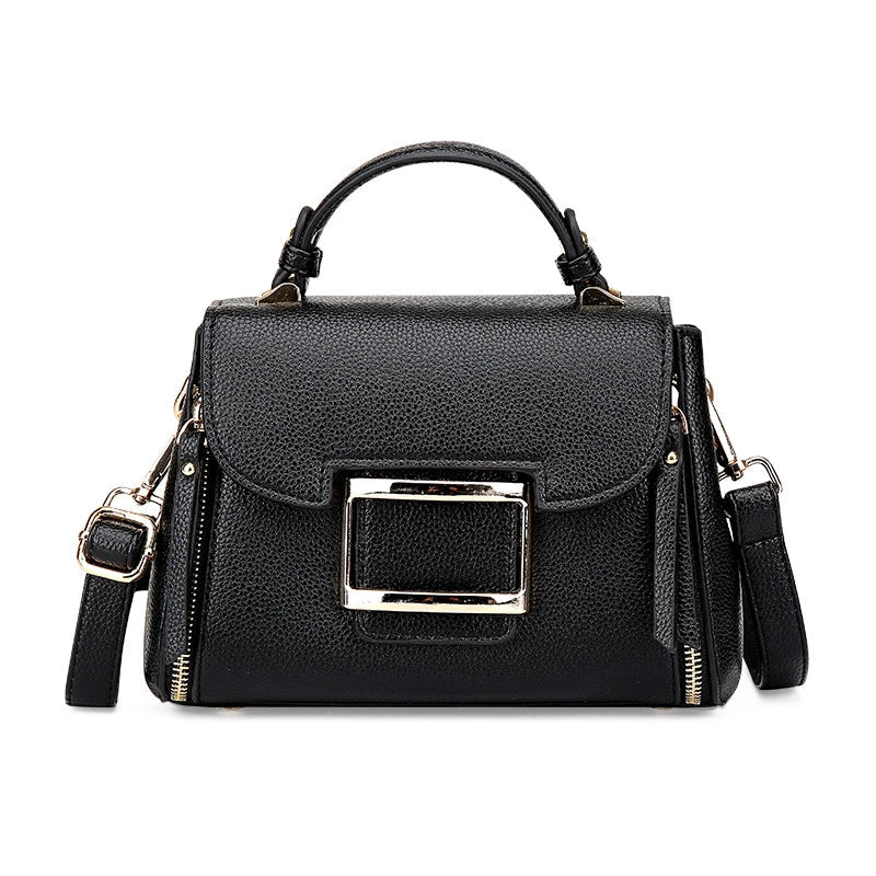 Premium oil-waxed leather shoulder bag in various colours, featuring a spacious interior and adjustable strap for versatile, stylish commuting.