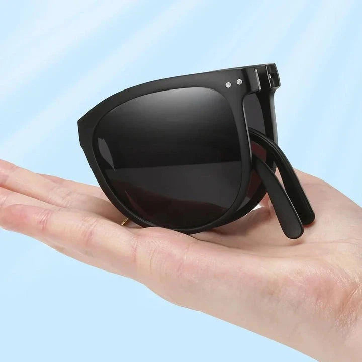 Elegant and foldable sunglasses with UV400 protection, perfect for British women's everyday style
