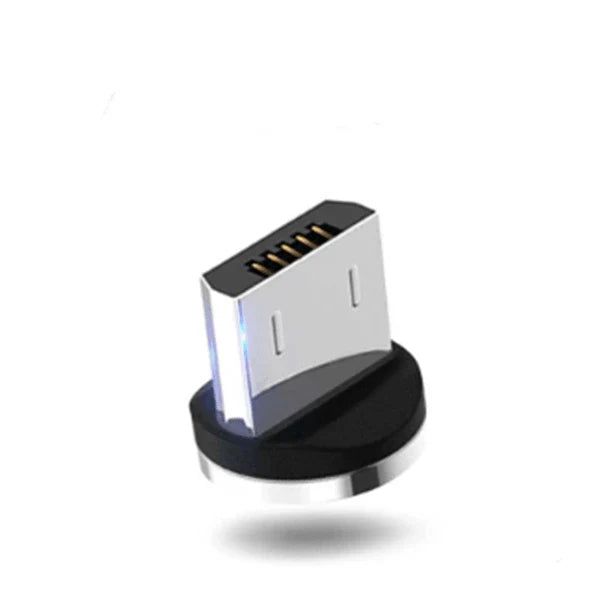 Stylish magnetic charging cable for iPhone, Android, and Type-C devices with premium aluminium alloy construction and fast 2.1A charging