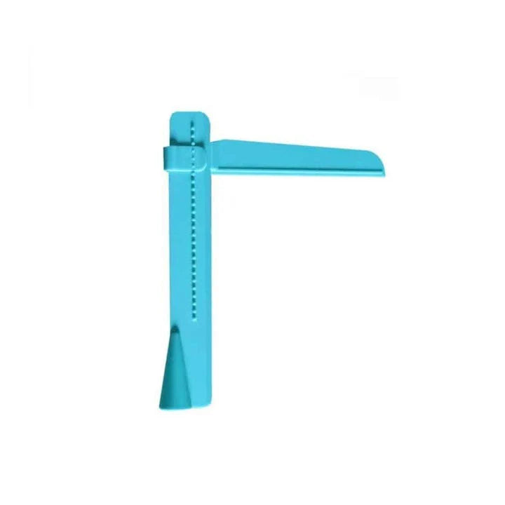 Adjustable cake leveller made of food-grade plastic for creating smooth and even cake surfaces