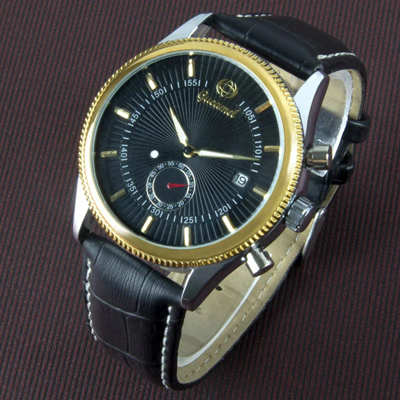 Premium British-made steel-belt business watch with a classic, elegant design