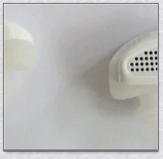 Maskless, cordless anti-snoring device for sleep apnea relief, featuring innovative air filtration system and compact, discreet design