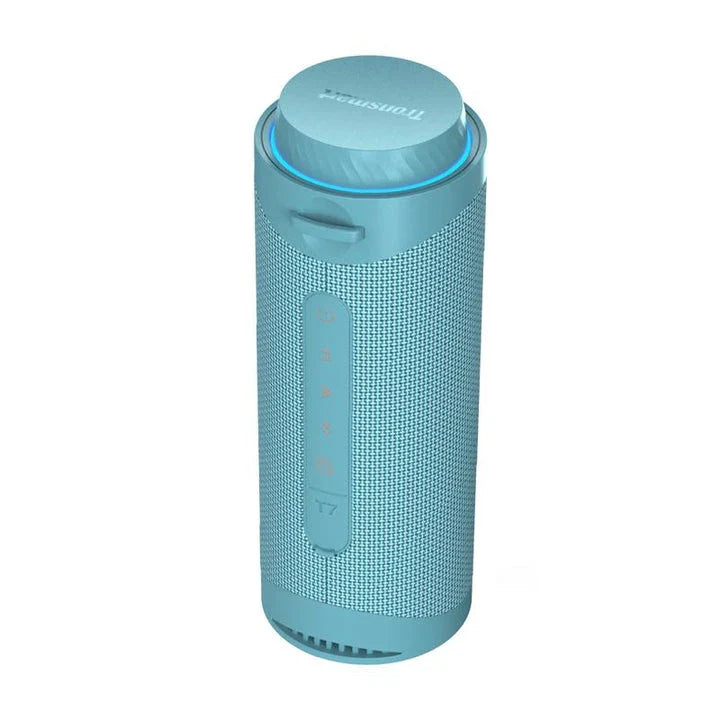 Immersive 360-degree surround sound Bluetooth speaker with vibrant LED light show for enhanced audio-visual experience