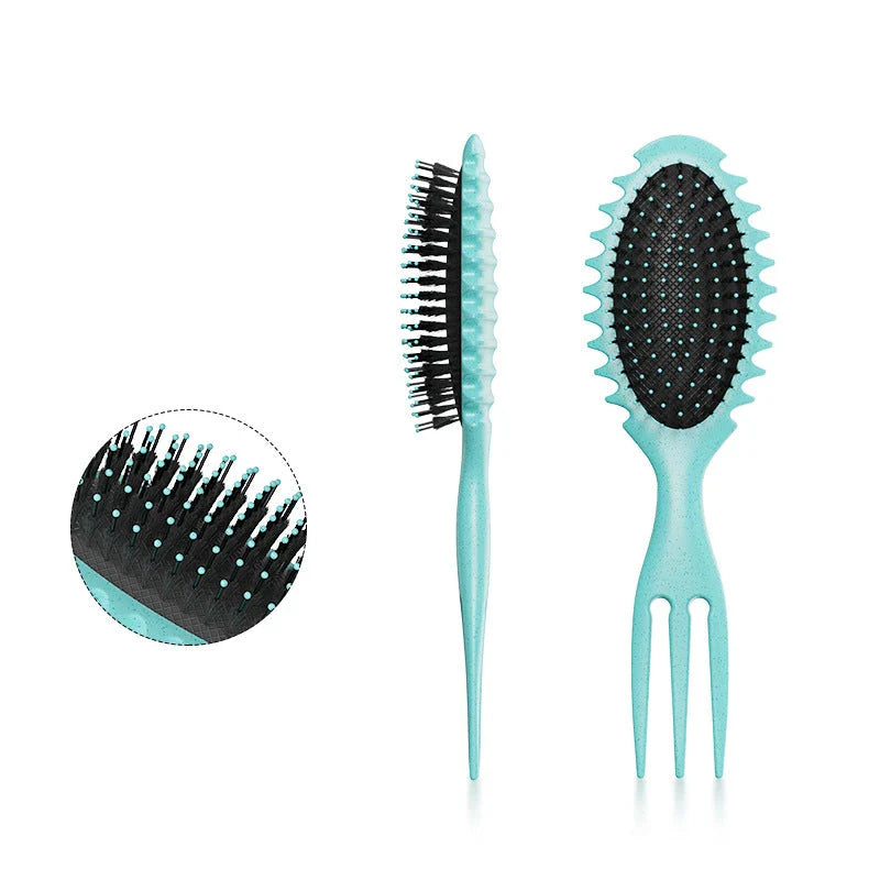 Premium Curl-Defining Hair Styling Brush for Effortless, Salon-Quality Curls