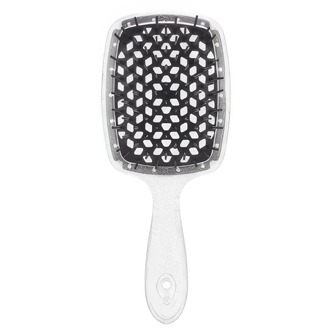 DetanglePro Air Cushion Hair Comb in vibrant colours, designed to effortlessly detangle and smooth all hair types