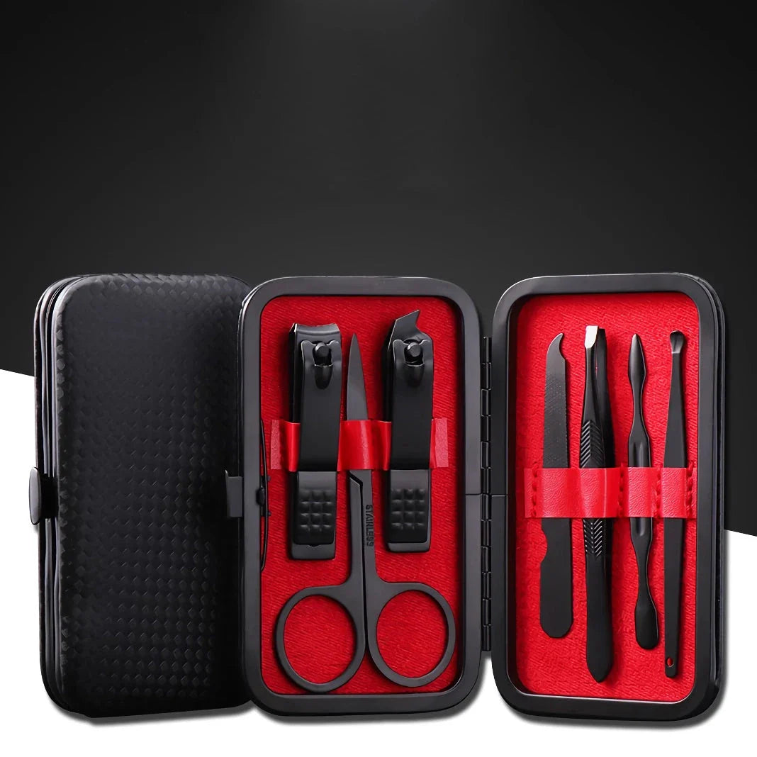Premium 7-Piece Nail Clippers Kit for Manicure and Pedicure - Durable Stainless Steel Tools for Salon-Quality Grooming