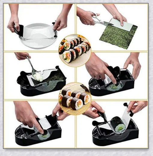 Portable DIY Kitchen Sushi Roll Maker - Compact and easy-to-use device for making delicious homemade sushi