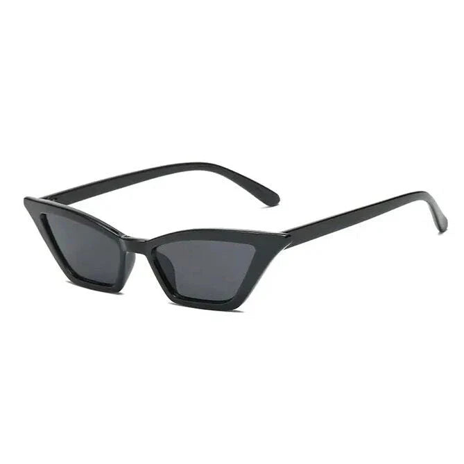 Trendy cat-eye sunglasses with polycarbonate lenses that provide UV400 protection and anti-reflective coating for enhanced clarity