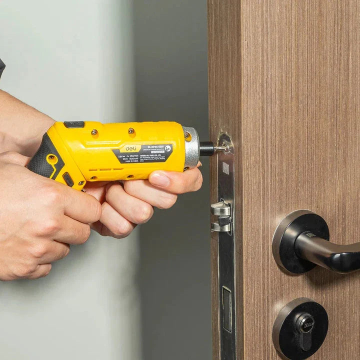 3.6V Cordless Electric Screwdriver with LED Light for DIY and Home Improvement Projects