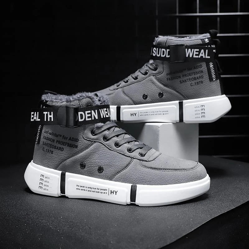 Premium quality cotton trainers with stylish Korean-inspired design, featuring a soft breathable upper and durable rubber sole for all-day comfort and style.