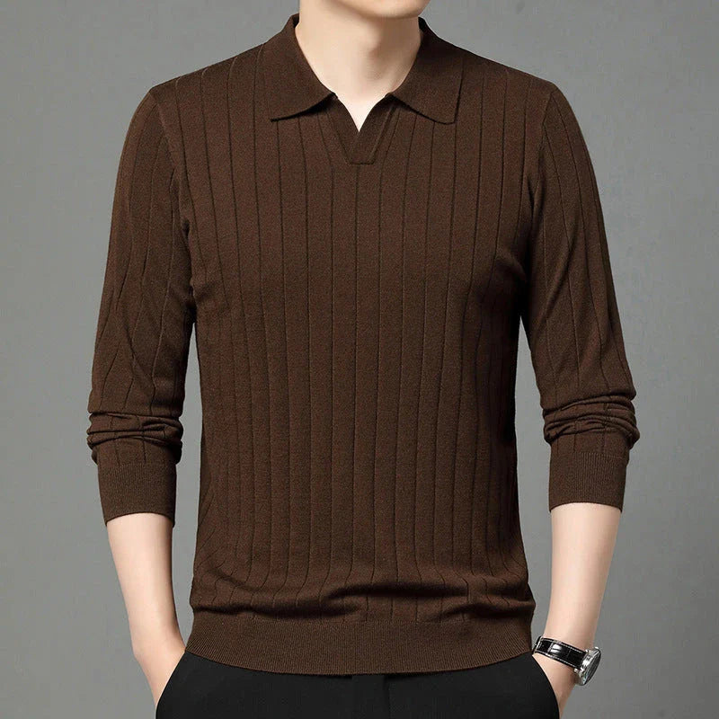Men's autumn pullover sweater in various colours and sizes, featuring a cosy and versatile design for casual wear
