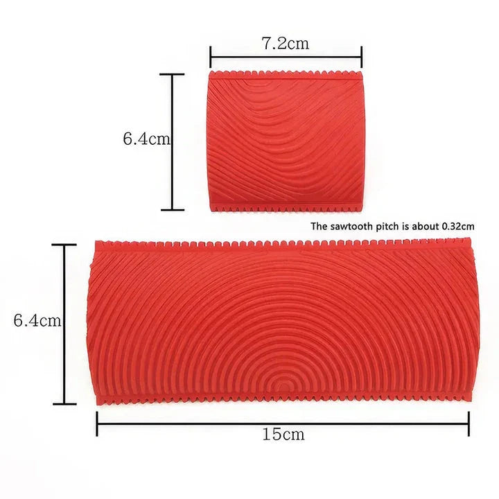 Trendha Wood Grain Effect Roller Set - Achieve a professional-looking wood grain finish on walls, furniture, and more