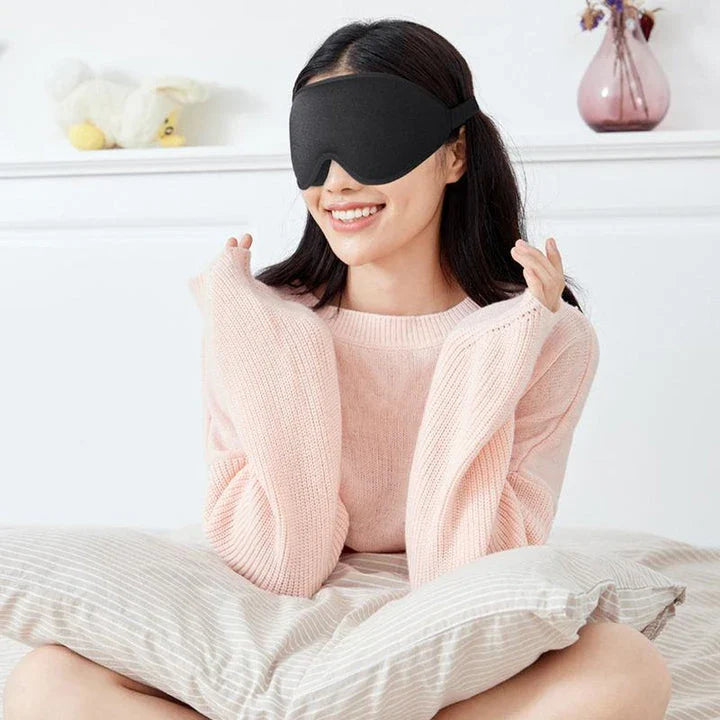 Premium 3D Sleep Mask with Memory Foam - Luxurious Comfort for Uninterrupted Slumber