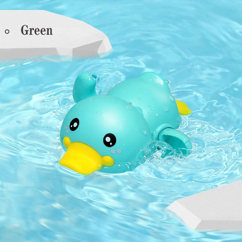 Classic Clockwork Bathing Ducks - Fun and Educational Bath Toys for Ages 0-6