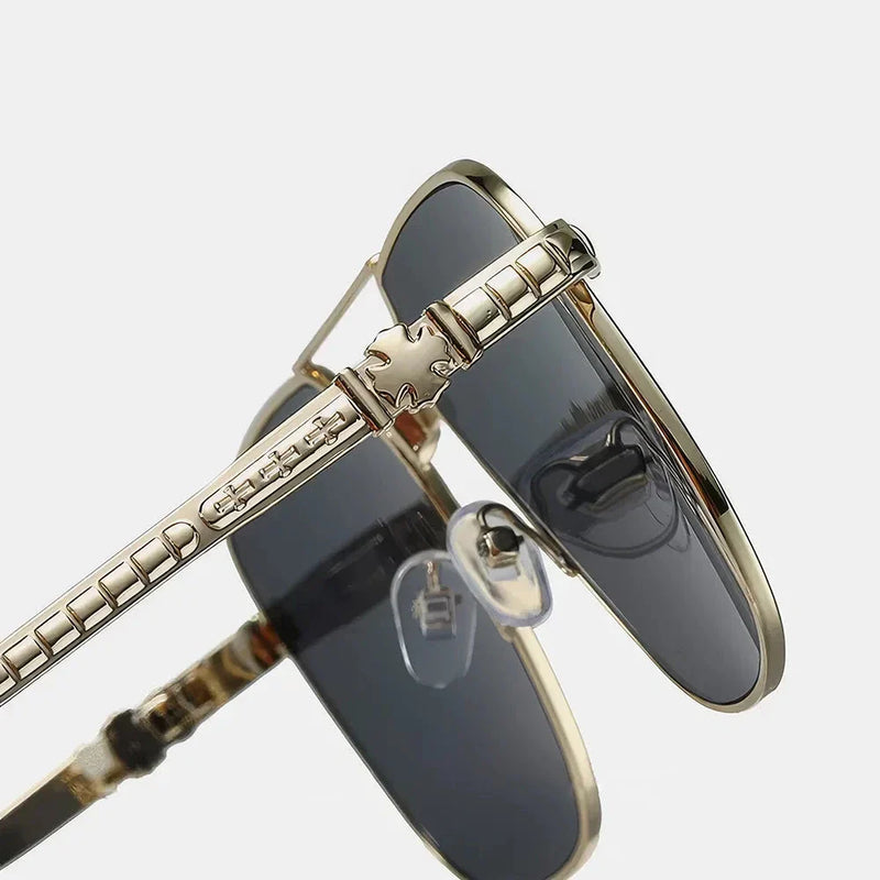 GiftHome UK Stylish Metal Square Frame Sunglasses with UV Protection