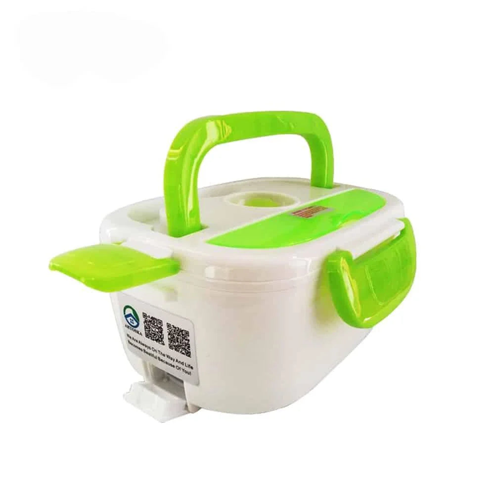 Portable electric heating lunch box with 1.2-litre capacity, perfect for busy Britons on the go