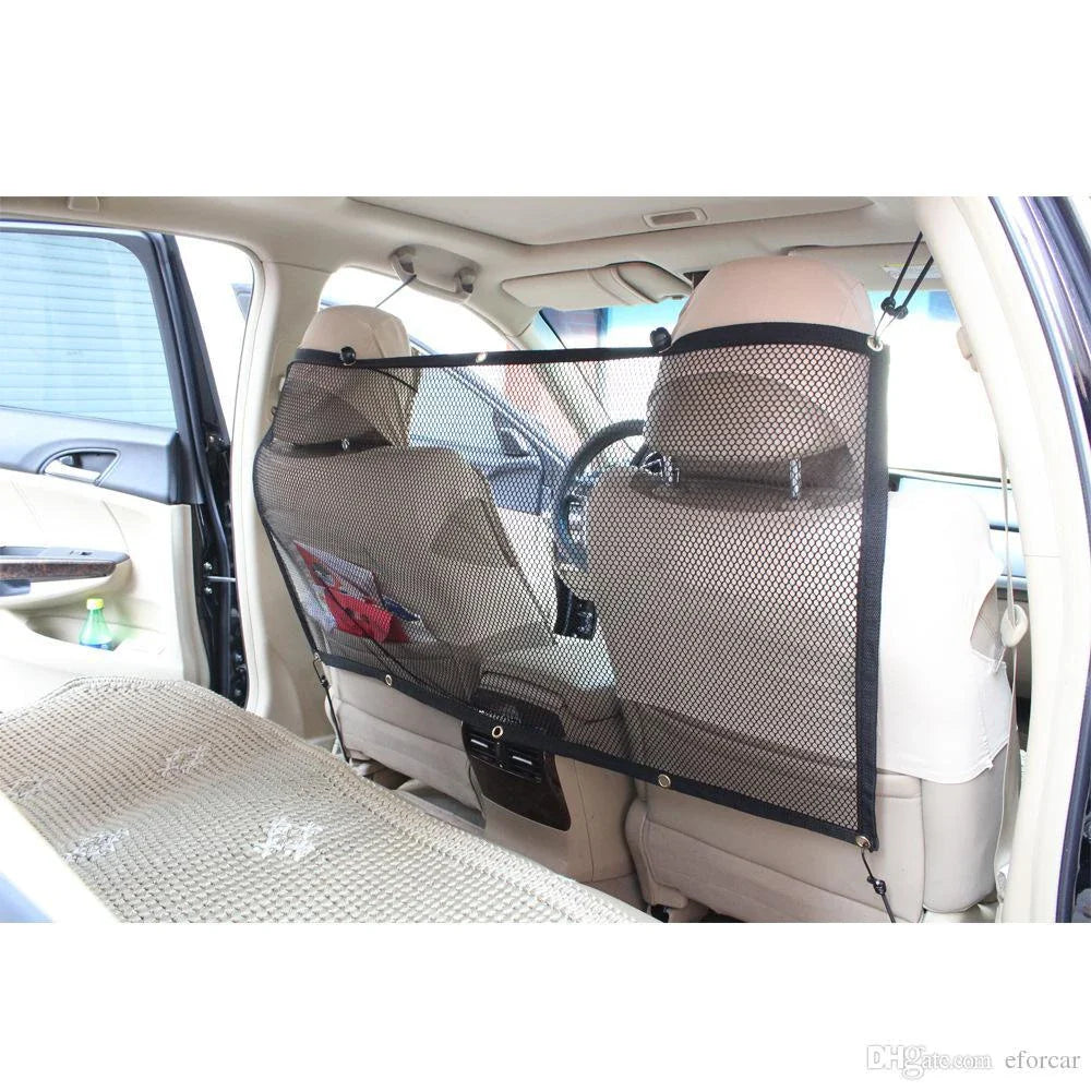 Stylish plaid pattern car seat cover for dogs, made of durable nylon to protect car upholstery