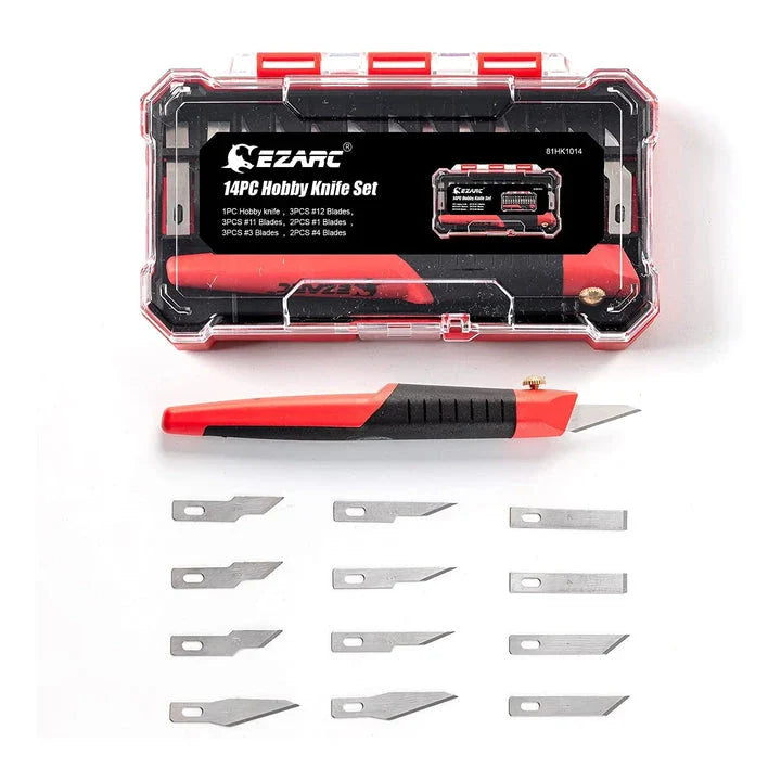 Trendha Precision Utility Knife Set with Sharp Blades, Ergonomic Handle, and Versatile Functionality
