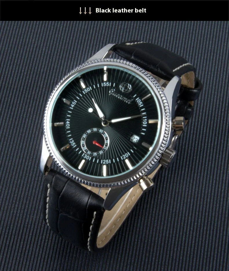 Premium British-made steel-belt business watch with a classic, elegant design
