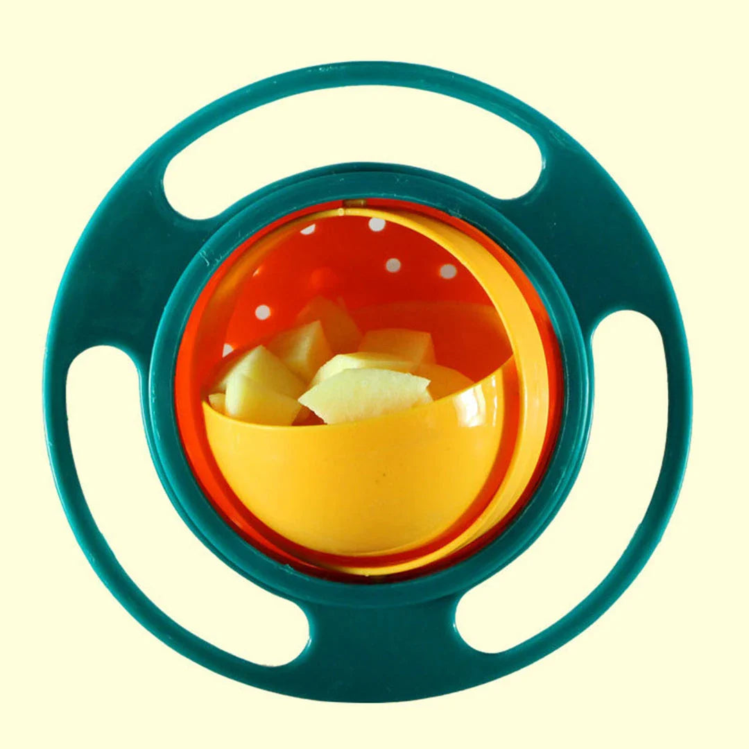 Trendha 360° Spill-Proof Gyroscopic Toddler Feeding Bowl in Pink