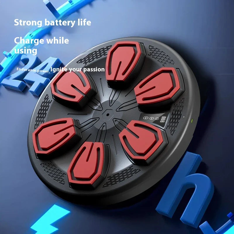Smart Boxing Wall Target for home fitness training with responsive design and USB charging