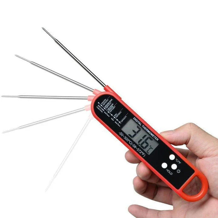 Premium Digital Kitchen Thermometer with Precision Probe - Accurate temperature readings for perfect cooking results