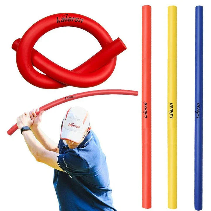 Premium indoor soft golf swing trainer stick made of high-density foam for a comfortable grip and enhanced swing performance