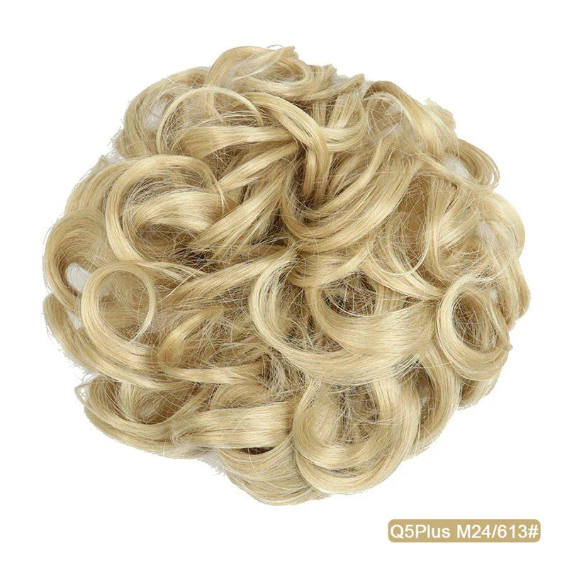 Messy Chignon Donut Hair Bun Pad in Fawn Brown, a versatile hair accessory that provides effortless elegance
