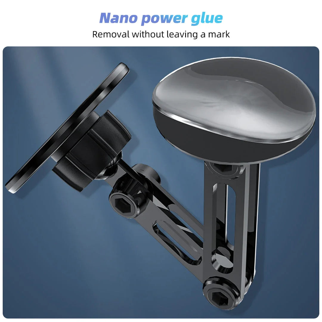 Premium Magnetic 360° Rotating Car Phone Holder with Secure Magnetic Grip and Adjustable Viewing Angle