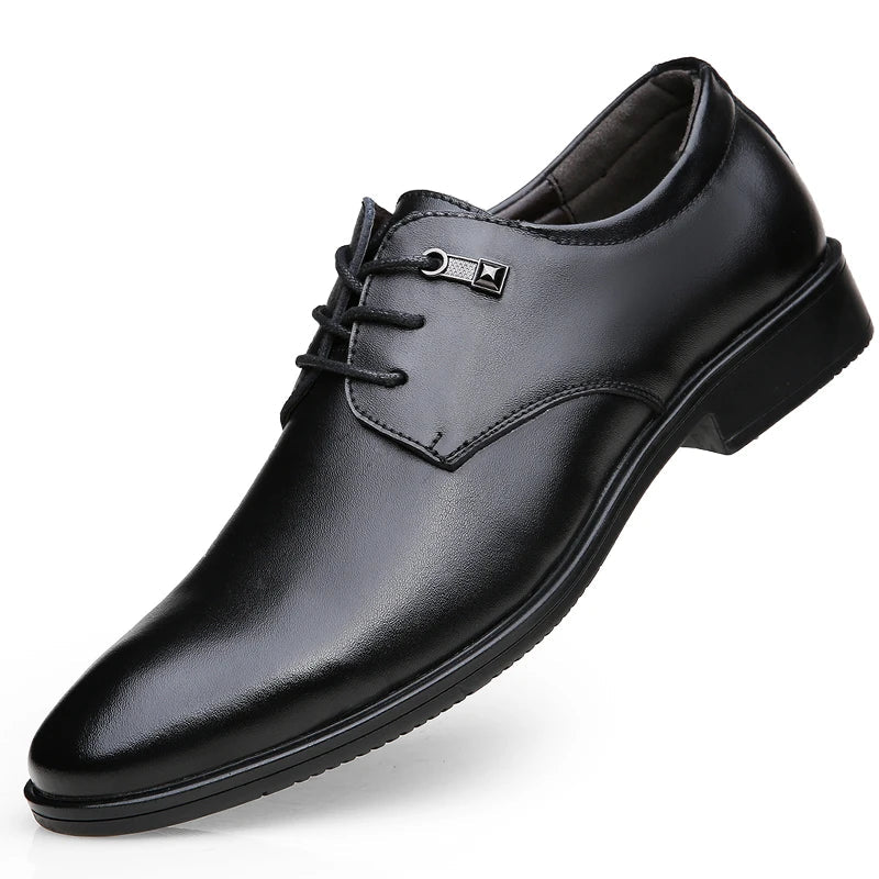 Stylish and comfortable black casual loafers made from breathable microfibre leather for the modern UK man
