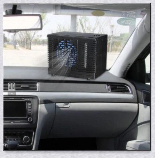 Portable Car Air Conditioning System - Evaporative Cooler with Adjustable Settings for Comfortable Driving