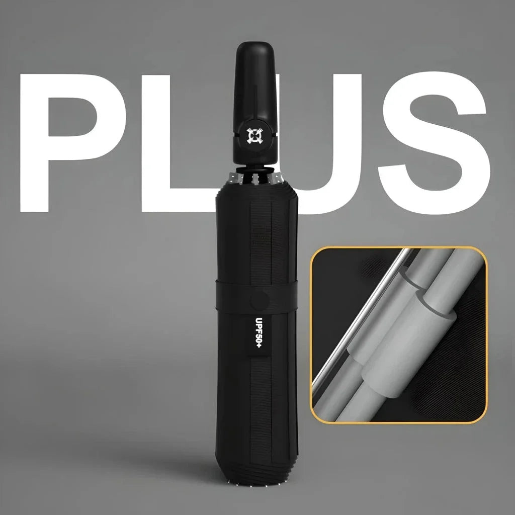 Premium automatic UV-blocking windproof umbrella in various colours, offering protection and convenience for British weather