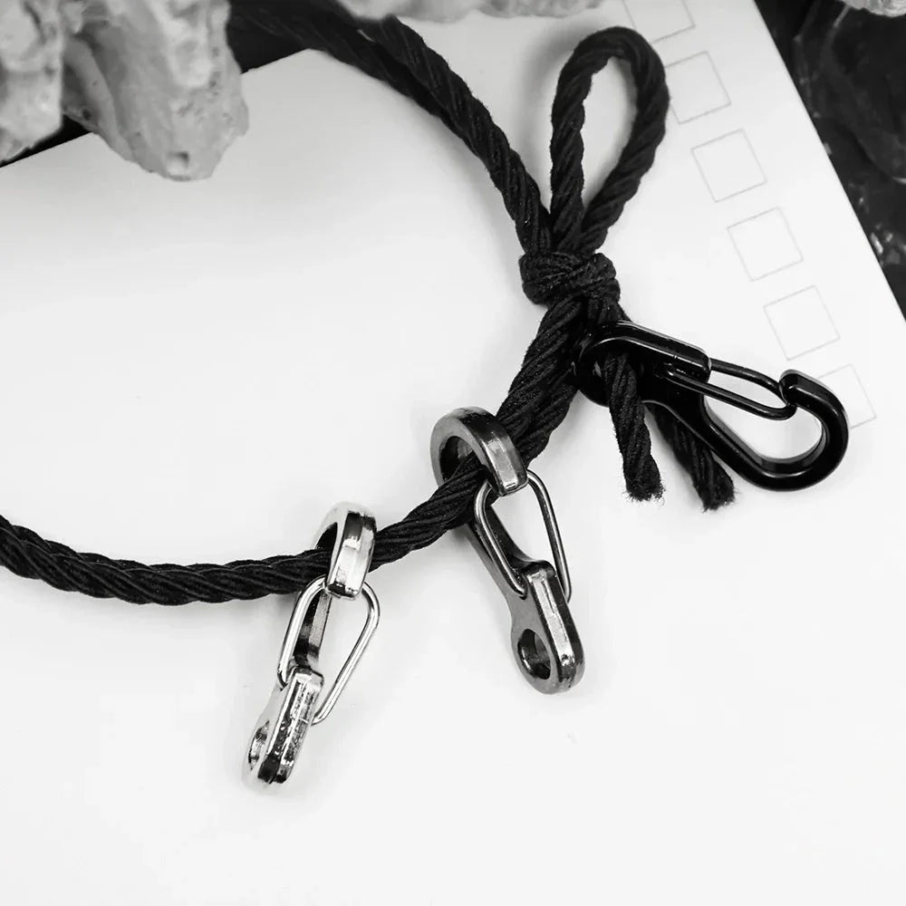 Premium 10-pack of Mini Spring Backpack Clasps made from durable aluminium alloy for secure outdoor and everyday use