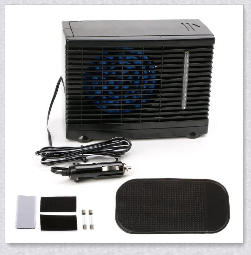 Portable Car Air Conditioning System - Evaporative Cooler with Adjustable Settings for Comfortable Driving