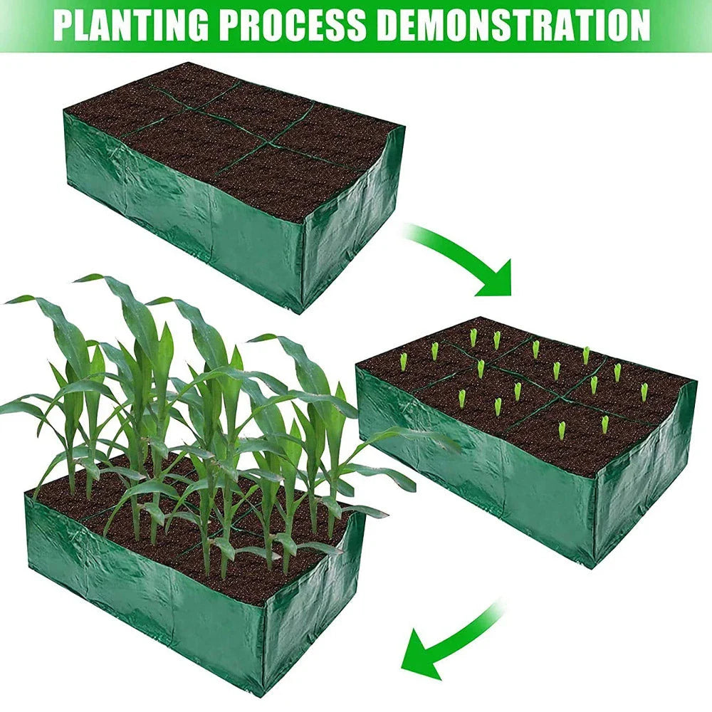Versatile 6-Pocket Garden Planter for growing a variety of plants in small outdoor spaces