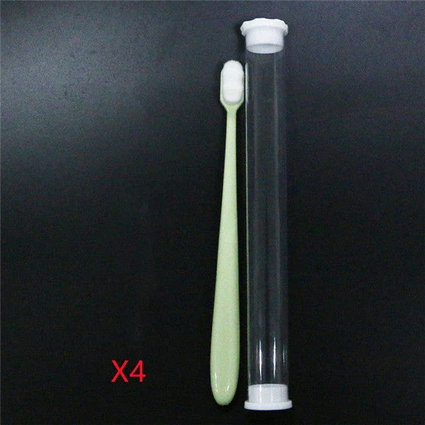 Premium soft-bristle toothbrush with multiple design options for gentle dental cleaning