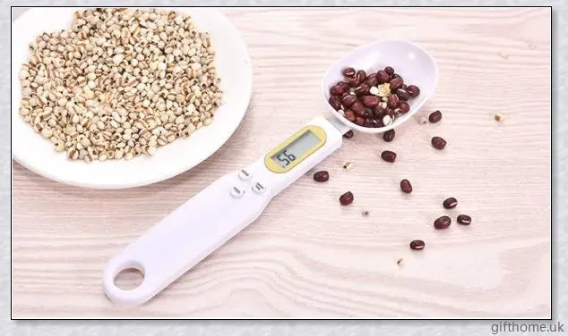 Precision Digital Kitchen Measuring Spoon with LCD Display - Accurately Measure Ingredients for Cooking and Baking