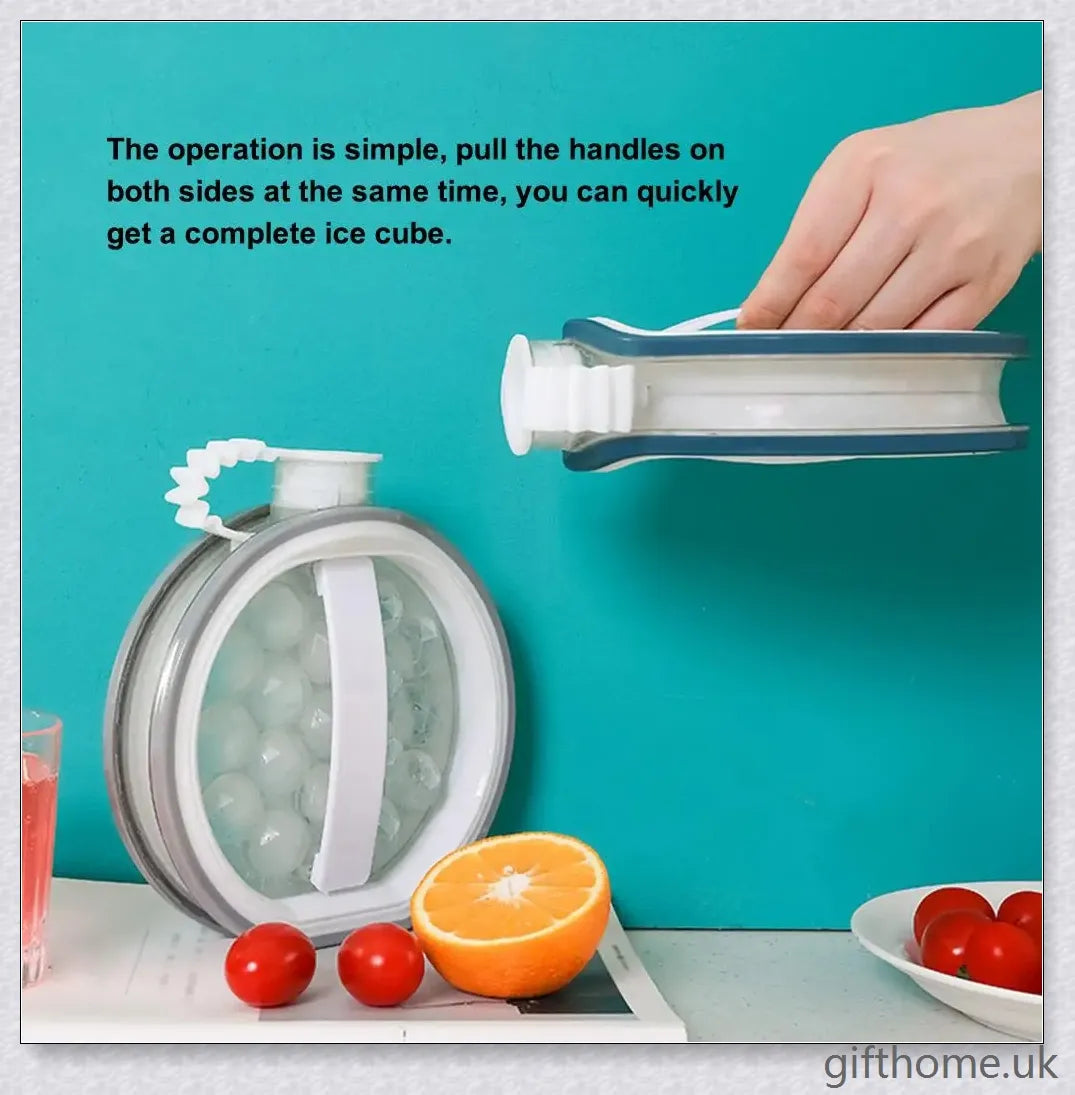 Premium 2-in-1 Ice Ball Maker with durable, leak-proof design for effortless cocktail chilling