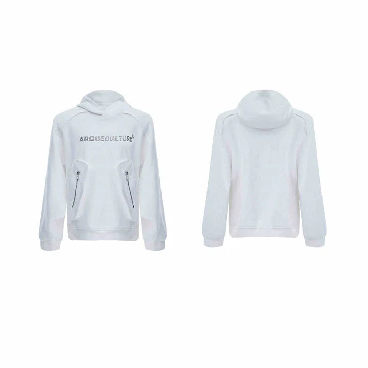 Pocket Heavy Hooded Sweater for Men, featuring a premium cotton-polyester blend, roomy front pockets, and a generous hood for added warmth and coverage.