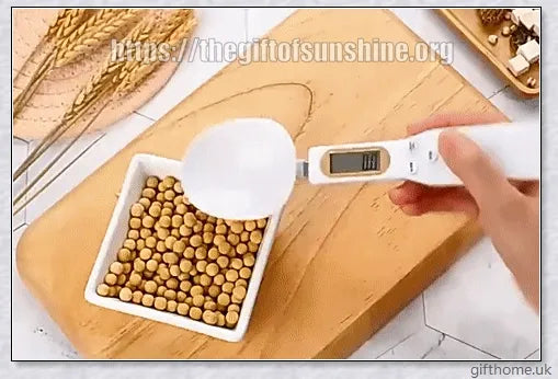 Precision Digital Kitchen Measuring Spoon with LCD Display - Accurately Measure Ingredients for Cooking and Baking