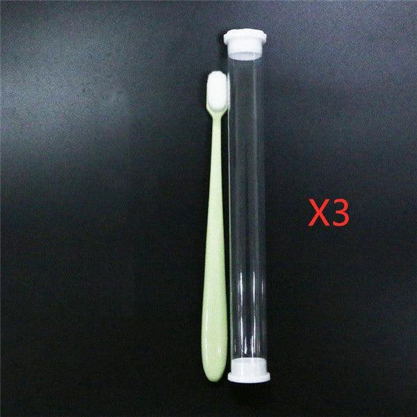 Premium soft-bristle toothbrush with multiple design options for gentle dental cleaning