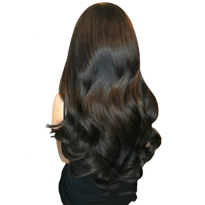 Voluminous curly African black synthetic wig with captivating texture and rich colour