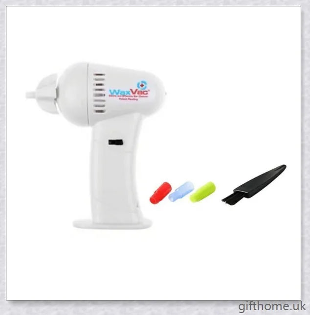 Premium ear wax remover vacuum with soft silicone tips for safe and effective ear cleaning