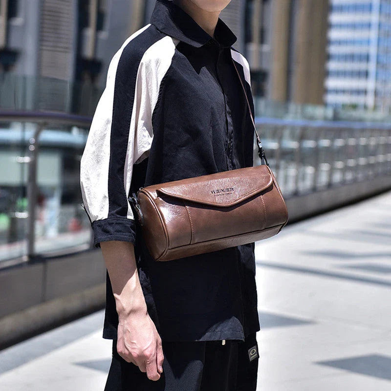Premium men's crossbody bag with ample storage, water-resistant materials, and adjustable strap for versatile everyday use