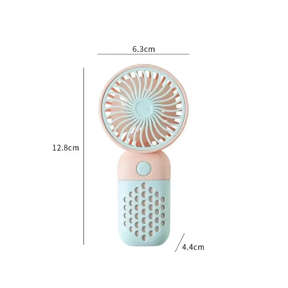 Compact USB Mini Handheld Fan - Sleek, Quiet, and Portable Design for Refreshing Cooling Anywhere