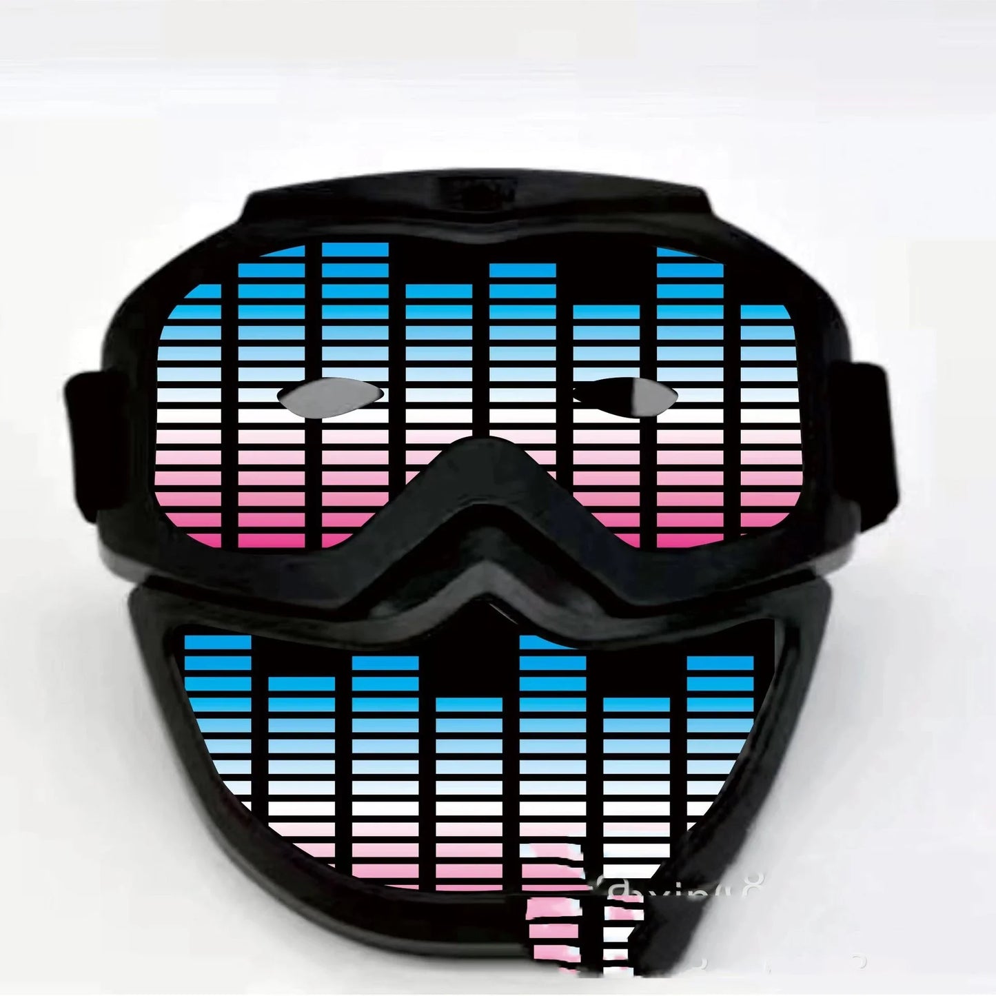 Luminous LED Bar Mask with captivating lighting modes for Easter celebrations and beyond
